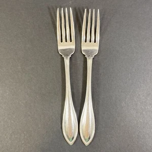 Oneida Arbor-American Harmony Edelstahl Besteck 2 Tafelgabeln - 7 3/8" - Bild 1 von 11