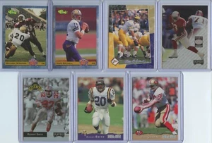1993 7 Rookie Card Lot Inc. Michael Strahan, Mark Brunell, Elvis Grbac (x2) - Bild 1 von 2