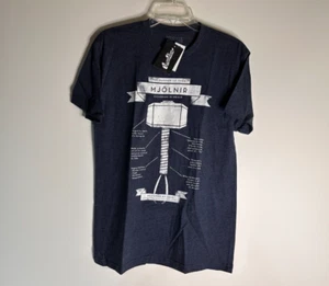 Marvel Hammer of Thor Mjolnir Graphic Tee Shirt Men Size M / New - Picture 1 of 6