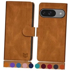 for Google Pixel 9 5G/Google Pixel 9 Pro 6.3 Wallet case with Light Coffee - Zdjęcie 1 z 7