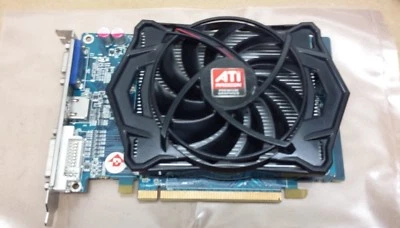 ATI Radeon HD 4670 1GB DDR3 DVI HDMI VGA 650MHz PCI-Express Video Card # 4000 - Image 1 of 3