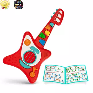 Chitarra Battat Rock N' Play con modalità elettrica e acustica, bambino e prescolare - Foto 1 di 6