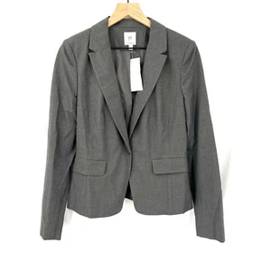 NEU Halogen Einknopf Klassischer Anzug Sakko Blazer Grau Business Karriere 10 - Bild 1 von 15