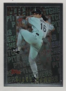 1996 Topps Mystery Finest #01 Hideo Nomo Los Angeles Dodgers BV$5 Insert #1 - Picture 1 of 1