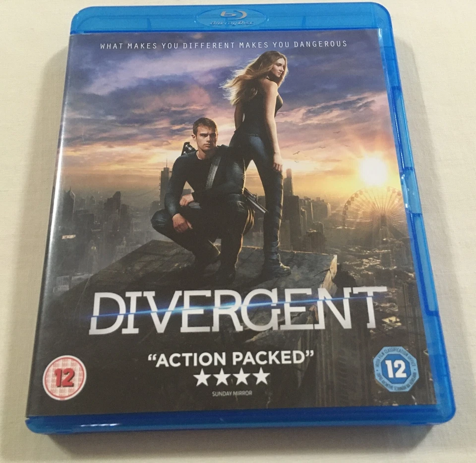 Divergente (2014) - Blu-Ray Região B | Muito bom estado | Shailene Woodley | Theo James - Imagem 1 de 3