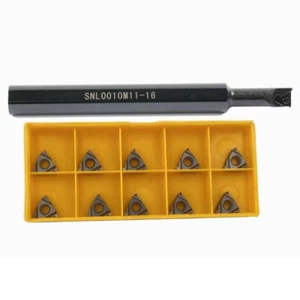 11ER AG60 inserts + SNL 0010M11-16 Left Hand lathe Thread Turning Toolholder - Imagen 1 de 6