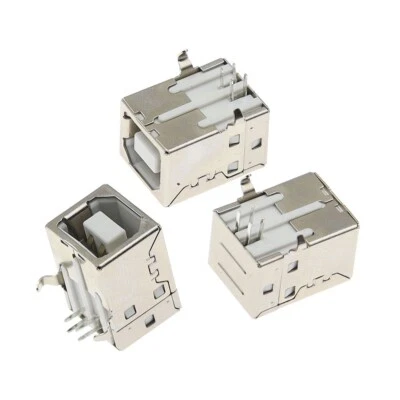 Socket B Type USB Jack Printer Port Female Right Angle Pin PCB Connectors DB90 - Image 1 of 4