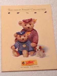 ❤SURTIDO STEIFF LIBRO DE CATÁLOGO GRANDE OSOS DE PELUCHE Y ANIMALES GUÍA DE IDENTIFICACIÓN 1996❤ - Imagen 1 de 5