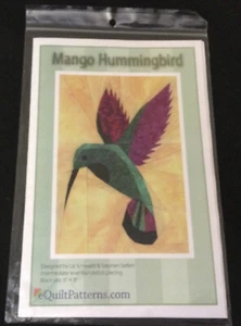 eQuilt Pattern : Mango Hummingbird 6" x 9" Quilt Block **Pattern Only** - Picture 1 of 2