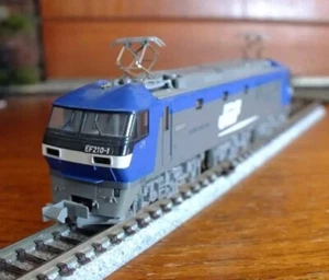 Kato 3034 N gauge JRF cargo EF210 electric locomotive in blue & grey livery - Picture 1 of 12