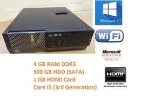 Dell OptiPlex 7010 SFF Intel Core i5 3rd Gen 4GB, 500GB,HDMI New,Windows 10 Pro - Picture 1 of 6
