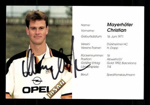 Christian Mayerhöfer Hockey Nationalmannschaft Original Signiert + G 37419 - Bild 1 von 2