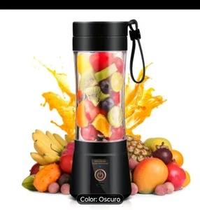 Vaso Batidora Portátil Ricaricabile da 380 ml, Licuadora Eléctrica USB, Mini - Foto 1 di 1