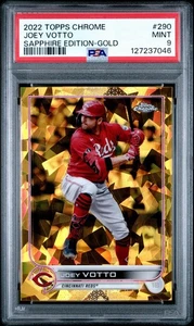 2022 Topps Chrome Sapphire Gold Joey Votto #290 PSA 9 /50 Cincinnati Reds 🔥 - Picture 1 of 2