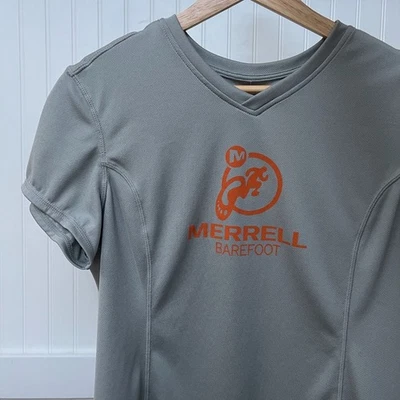 Merrell Women's Basic Workout Tee NWT Gray Wicking UPF Large Activewear Outdoor - Image 1 of 4