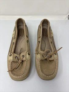 Sperry Top-Sider Damengröße 6M hellbraune Leder-Slipper Bootsschuhe - Bild 1 von 24