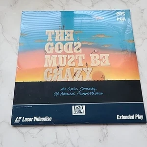 THE GODS MUST BE CRAZY Laserdisc NEW Sealed 1980 Extended Play Marius Weyers - Picture 1 of 11