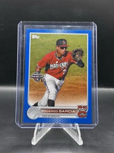 2022 Topps Pro debut Eduardo Garcia Blue Parallel /150 PD-68 - Picture 1 of 2