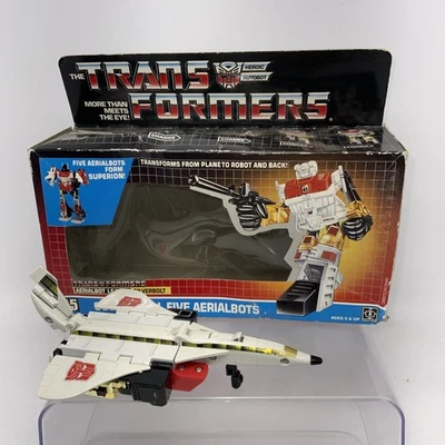 Transformers Original G1 1986 Aerialbot Silverbolt Superion com Caixa - Imagem 1 de 4