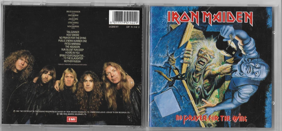 IRON MAIDEN  NO PRAYER FOR THE DYING CD - Image 1 of 1