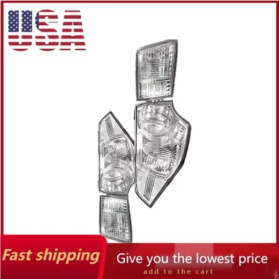 Clear Lens Tail Lights Left+Right for 2009–2014 Acura TSX CU2 CW2 Rear Brake - Image 1 of 4