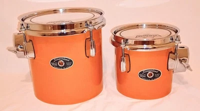 SLINGERLAND CONCERT TOM PAIR NASHVILLE BADGE 6-IN/8-IN FREE SHIP TO C-USA! - Image 1 of 4