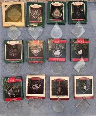 Hallmark Doce Días de Navidad Adornos Juego Completo 1984-1995 Acrílico 12 Foto 1 de 4