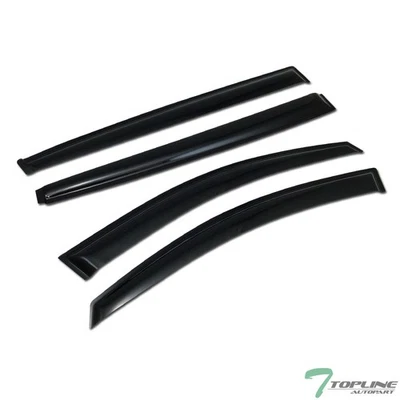 Topline For 2011-2016 Kia Sportage Sun Rain Guard Vent Shade Window Visors 4pcs Foto 1 de 4