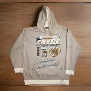 Vintage Enyce Clothing Co Men's XXL 2X Hoodie Embroidery Khaki Beige - Picture 1 of 15