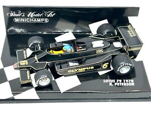 1:43 scale Minichamps Lotus 79 F1 Model Car - Ronnie Peterson 1978 Diecast Model