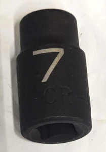 MATCO TOOLS "ADV" AP7M6V, 1/4" DRIVE, 7MM. IMPACT SOCKET, SHALLOW, 6 POINT. - Picture 1 of 11