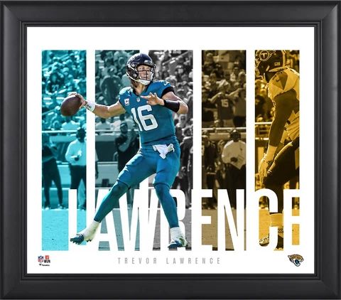 Trevor Lawrence Jacksonville Jaguars 15" x 17" Player Panel Collage Cover