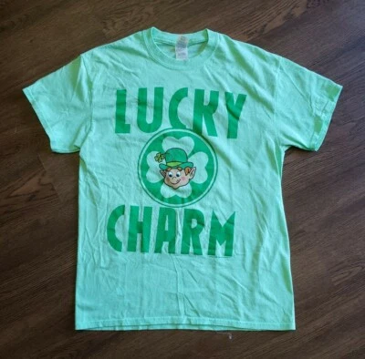 Camiseta Oficial Licencia General Mills Lucky Charm Desayuno Cereal M Foto 1 de 3
