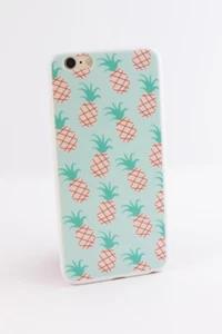 Pineapple Teal Blue iPhone 6 Plus and 6 S Plus iPhone Case - Picture 1 of 2