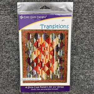 Cozy Quilt Designs Transitions By Daniela Stout Pattern 3 Sizes New - Bild 1 von 6