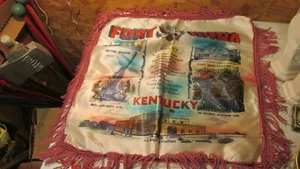 WW II Era Fort Knox Souvenir Pillow Top - Picture 1 of 2
