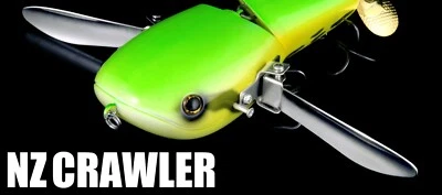 Señuelo Deps NZ CRAWLER 5,27 pulgadas 3 oz plano ancho sobre orugas para bajos elige el color Foto 1 de 4