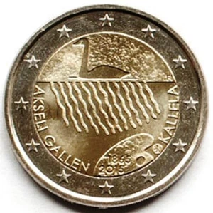Finlandia 2 euros 2015 Akseli Gallen-Kallela (#1931) - Imagen 1 de 1
