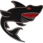 Shark Patch Iron Sew On Clothes Bag Embroidered Badge Fish Embroidery Applique
