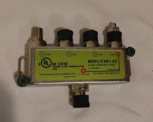 DIRECTV SWM MRV 4-Way Wide Band Splitter MSPLIT4R1-02 - Picture 1 of 3