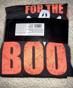 Halloween Herren T-Shirt Large Here for the Boos schwarz kurzarm - Bild 1 von 5