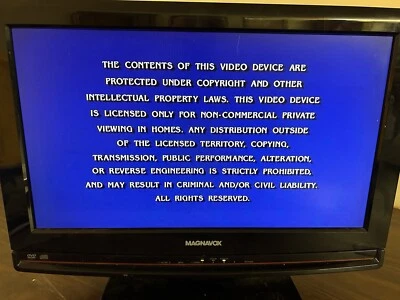 Magnavox LCD HD TV Built-In DVD Player HDMI 19MD350B/F7 720p And Remote Tested. - Image 1 of 4