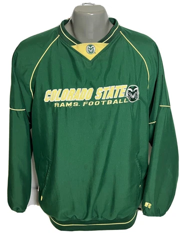 Russell Athletic Men's Medium Windbreaker Colorado State Rams Football Cover