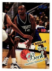 1997-98 Fleer Ultra NBA Basketball Charlotte Hornets Corey Beck RC - Bild 1 von 2
