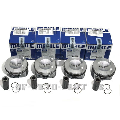 4X MAHLE Pistons & Rings STD Φ82.51mm Φ23mm For VW GLI GTI Audi A4 A5 2.0 TFSI - Image 1 of 4
