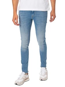Jack & Jones de los hombres Vaqueros ajustados Liam Original 770, Azul - Imagen 1 de 5