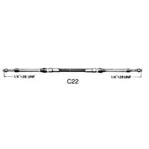 Cable de control Ultraflex 43c 22 ft barco marino de alta resistencia FF36 - Imagen 1 de 4