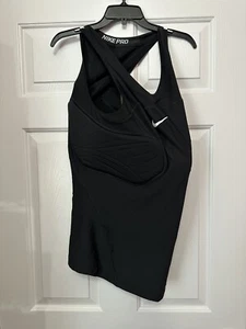 Nike Pro Hyperstrong Padded Compression Basketball Tank Size L Black BQ2721-010 - Picture 1 of 6