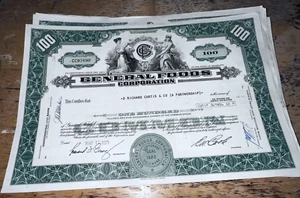 General Foods Corp. Stock Certificate - Picture 1 of 2