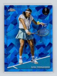 Gigi Fernandez 2021 Topps Chrome Sapphire Edition Tennis #24